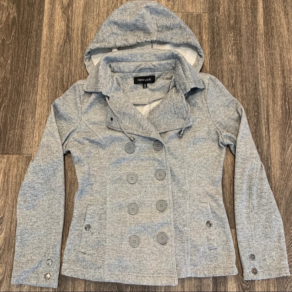 NEW LOOK Women’s Jacket Hoodie Gray Size M